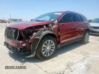 2017 Cadillac XT5 Luxury FWD with VIN 1GYKNBRS1HZ129764, listed as a Copart auction lot 59300125 with 112,084 mi miles and Salvage title. Bid and sale history available at DreamBid. Image 1.