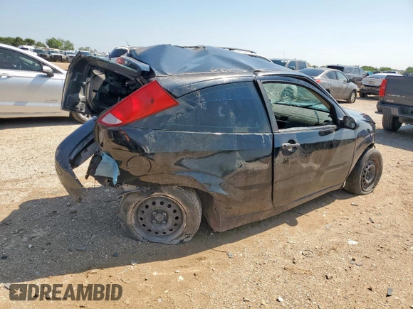 2007 Ford Focus S with VIN 1FAFP31NX7W130558, listed as a Copart auction lot 58385805 with Not provided miles and Non repairable. Bid and sale history available at DreamBid. Image 3.