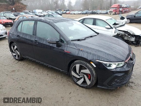 2023 Volkswagen Golf GTI 380 SE with VIN WVW2A7CD2PW119804, listed as a Copart auction lot 83637404 with 35,375 mi miles and Salvage Title. Bid and sale history available at carsss.com. Image 4.