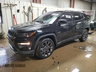 2021 Jeep Compass 80th Anniversary with VIN 3C4NJCEBXMT511903, listed as a Copart auction lot 43438945 with 32,852 mi miles and Salvage Title. Bid and sale history available at carsss.com. Image 1.