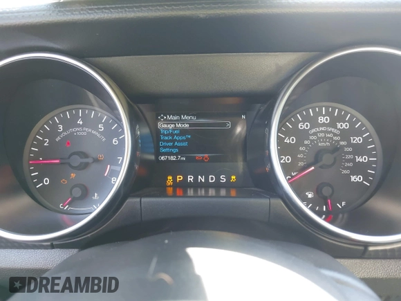 2021 Ford Mustang GT with VIN 1FA6P8CF3M5103948, listed as a IAAI auction lot 41371529 with 67,182 mi miles. Bid and sale history available at carsss.com. Image 7.