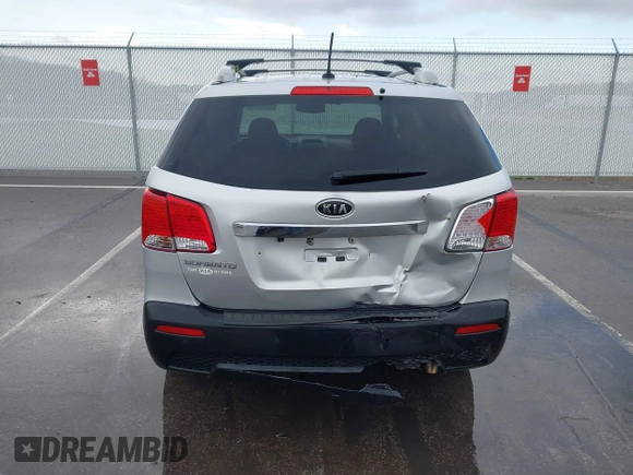 2012 Kia Sorento LX with VIN 5XYKTDA61CG303393, listed as a IAAI auction lot 41137220 with 123,474 mi miles. Bid and sale history available at carsss.com. Image 16.