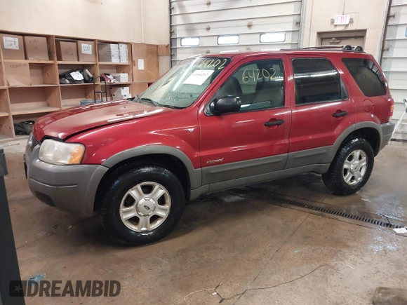 2001 Ford Escape XLT with VIN 1FMYU04101KF46809, listed as a IAAI auction lot 41664202 with 256,468 mi miles. Bid and sale history available at carsss.com. Image 17.
