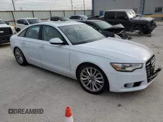 2013 Audi A6 Premium Plus with VIN WAUDFAFC1DN109497, listed as a Copart auction lot 47946285 with 71,220 mi miles and Salvage title. Bid and sale history available at DreamBid. Image 4.