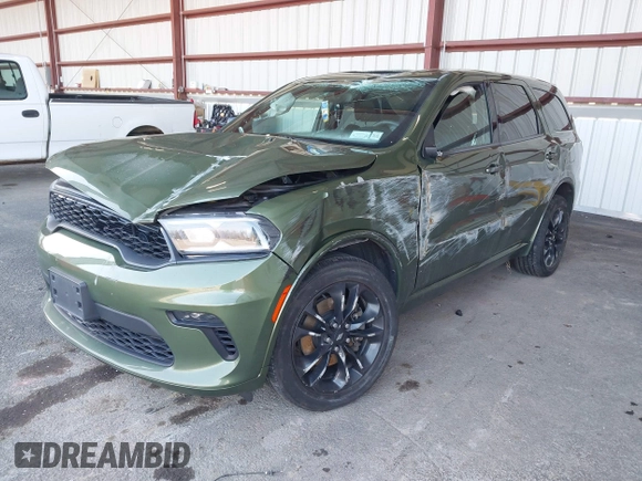 2021 Dodge Durango GT Plus with VIN 1C4RDJDG7MC696885, listed as a IAAI auction lot 41877464 with 85,835 mi miles. Bid and sale history available at carsss.com. Image 18.