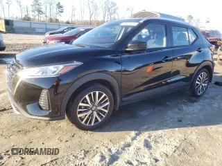 2021 Nissan Kicks SV with VIN 3N1CP5CV0ML511586, listed as a Copart auction lot 88870745 with 102,652 mi miles and Salvage Title. Bid and sale history available at DreamBid. Image 1.