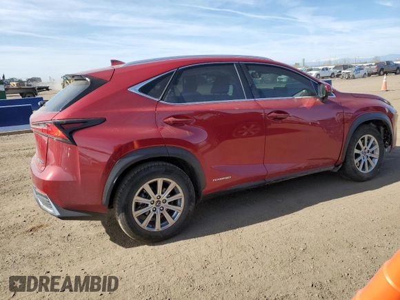 2019 Lexus NX 300h with VIN JTJBJRBZ3K2104153, listed as a Copart auction lot 54352025 with 74,340 mi miles and Salvage title. Bid and sale history available at DreamBid. Image 3.