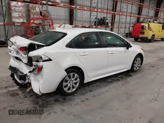 2020 Toyota Corolla LE with VIN 5YFEPRAE3LP047159, listed as a IAAI auction lot 41925345 with 57,505 mi miles. Bid and sale history available at carsss.com. Image 4.