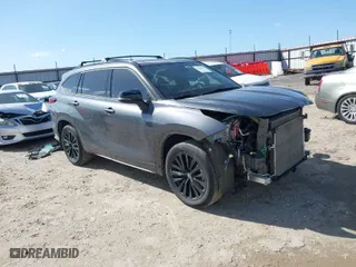 2023 Toyota Highlander L with VIN 5TDKDRBH2PS018687, listed as a IAAI auction lot 41709063 with 36,968 mi miles. Bid and sale history available at carsss.com. Image 1.