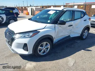 2022 Nissan Kicks S with VIN 3N1CP5BV0NL518752, listed as a IAAI auction lot 41940643 with 1 mi miles. Bid and sale history available at carsss.com. Image 2.