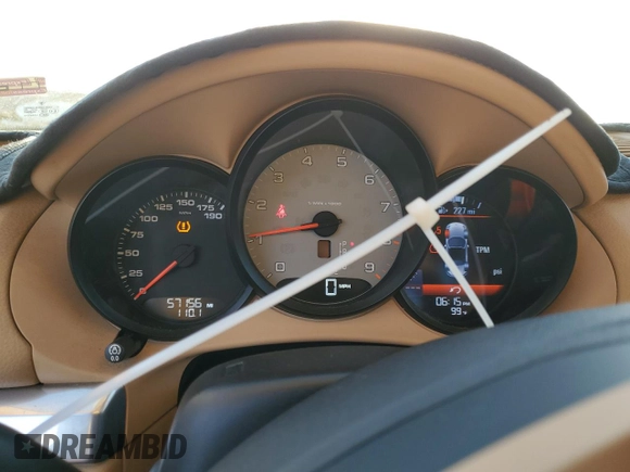 2013 Porsche Boxster S with VIN WP0CB2A8XDS132331, listed as a Copart auction lot 72467644 with 57,156 mi miles and Salvage Title. Bid and sale history available at carsss.com. Image 9.