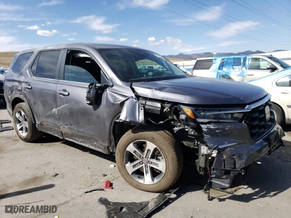 2024 Honda Pilot EX-L 8 Passenger with VIN 5FNYG2H44RB000244, listed as a Copart auction lot 48798865 with 16,179 mi miles and Salvage Title. Bid and sale history available at carsss.com. Image 4.