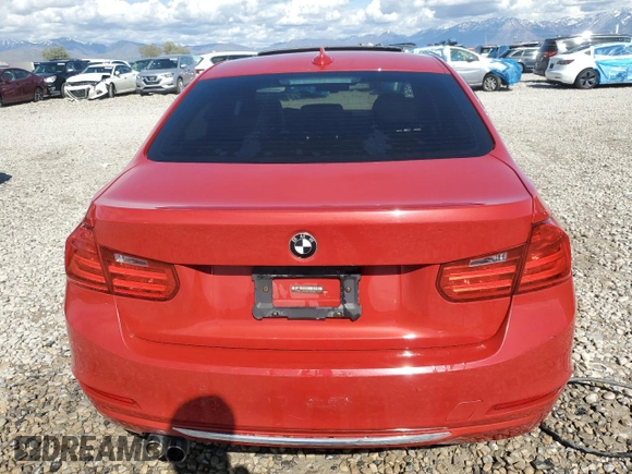 2015 BMW 3 Series 328i xDrive with VIN WBA3B3G58FNT19309, listed as a Copart auction lot 54905525 with 103,098 mi miles and Salvage title. Bid and sale history available at DreamBid. Image 6.