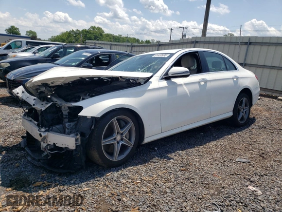 2017 Mercedes-Benz E 300 Luxury with VIN WDDZF4KB5HA017528, listed as a Copart auction lot 61452885 with 48,301 mi miles and Salvage title. Bid and sale history available at DreamBid. Image 1.