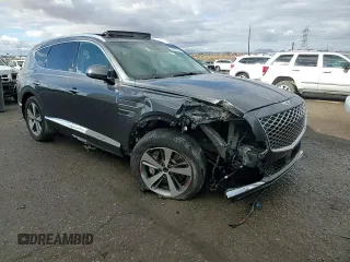 2022 Genesis GV80 with VIN KMUHCESC7NU076679, listed as a Copart auction lot 48827735 with Not Provided miles and Salvage Title. Bid and sale history available at DreamBid. Image 10.