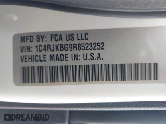 2024 Jeep Grand Cherokee Limited с VIN 1C4RJKBG9R8523252, выставлен на аукционе IAAI как лот 41960415 с пробегом 14 771 миль миль и . История ставок и продаж доступна на DreamBid. Изображение 9.