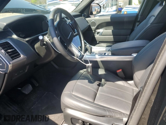 2022 Land Rover Range Rover Sport SE with VIN SALWG2SUXNA203358, listed as a Copart auction lot 54709415 with 44,040 mi miles and Salvage title. Bid and sale history available at DreamBid. Image 7.