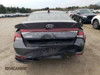 2023 Hyundai Elantra SEL with VIN KMHLS4AG5PU601333, listed as a Copart auction lot 53517865 with 40,937 mi miles and Salvage title. Bid and sale history available at DreamBid. Image 6.