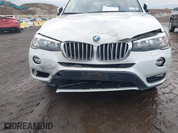 2017 BMW X3 xDrive28i with VIN 5UXWX9C5XH0T09163, listed as a IAAI auction lot 41119805 with 37,990 mi miles and . Bid and sale history available at DreamBid. Image 6.