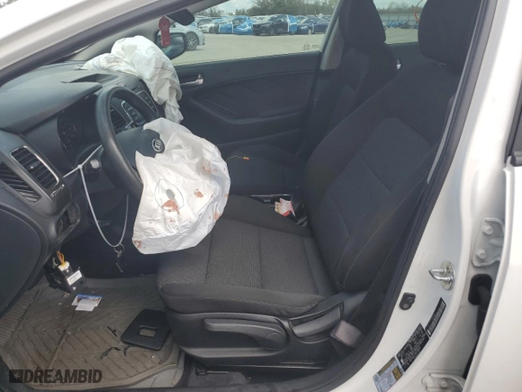 2017 Kia Forte LX with VIN 3KPFK4A71HE153495, listed as a Copart auction lot 46814145 with 0 mi miles and Salvage Title. Bid and sale history available at carsss.com. Image 7.