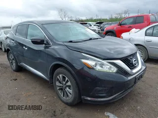 2015 Nissan Murano SV with VIN 5N1AZ2MG1FN271511, listed as a IAAI auction lot 41849923 with 87,081 mi miles and . Bid and sale history available at DreamBid. Image 1.