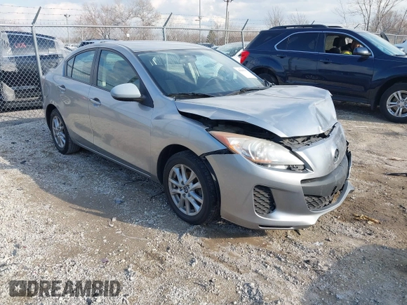 2013 Mazda 3 i SV with VIN JM1BL1TF4D1719757, listed as a IAAI auction lot 41845303 with 134,106 mi miles. Bid and sale history available at carsss.com. Image 1.