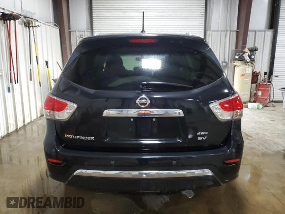 2015 Nissan Pathfinder S with VIN 5N1AR2MM5FC635656, listed as a Copart auction lot 54740355 with 125,835 mi miles and Salvage title. Bid and sale history available at DreamBid. Image 6.