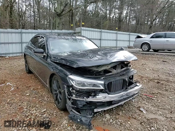 2016 BMW 7 Series 750i with VIN WBA7F0C55GGM20825, listed as a Copart auction lot 47743955 with 0 mi miles and Salvage Title. Bid and sale history available at carsss.com. Image 11.