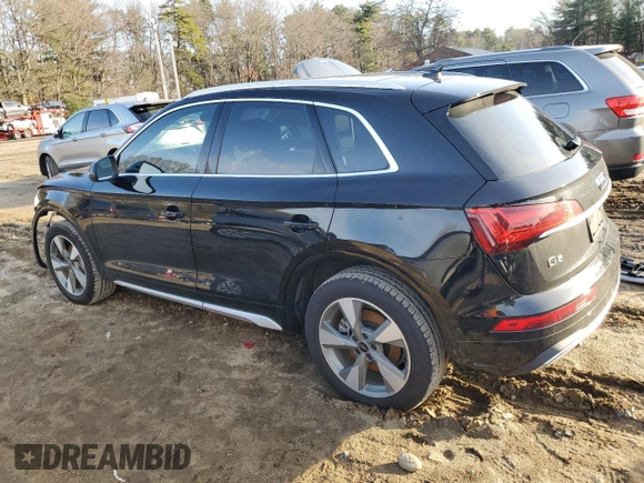 2024 Audi Q5 Premium Plus with VIN WA1BBAFY3R2001614, listed as a Copart auction lot 84690244 with 13,254 mi miles and Salvage title. Bid and sale history available at DreamBid. Image 2.