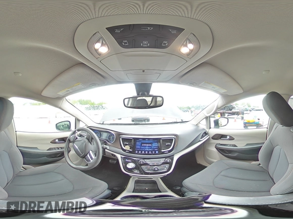 2017 Chrysler Pacifica Touring with VIN 2C4RC1DG8HR676046, listed as a Copart auction lot 57920745 with 100,164 mi miles and Salvage title. Bid and sale history available at DreamBid. Image 16.