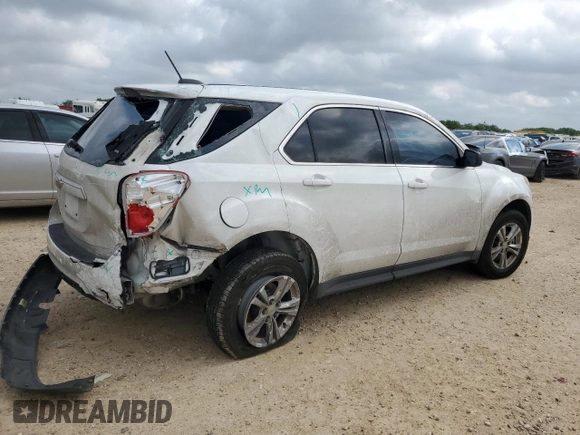 2017 Chevrolet Equinox LS with VIN 2GNALBEK2H1534688, listed as a Copart auction lot 54545965 with 111,503 mi miles and Salvage Title. Bid and sale history available at DreamBid. Image 3.