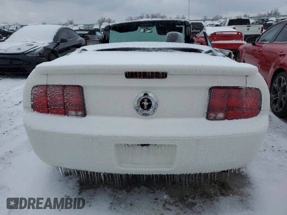 2007 Ford Mustang Deluxe with VIN 1ZVFT84N975330400, listed as a Copart auction lot 87208114 with 159,369 mi miles and Salvage title. Bid and sale history available at DreamBid. Image 6.