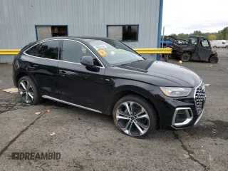 2021 Audi Q5 Sportback Premium Plus with VIN WA15AAFY3M2075401, listed as a Copart auction lot 78264384 with 36,892 mi miles and Salvage title. Bid and sale history available at DreamBid. Image 4.