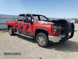 2021 Chevrolet Silverado 3500HD LT with VIN 1GC4YTEY0MF280080, listed as a Copart auction lot 55326904 with 0 mi miles and Non Repairable. Bid and sale history available at carsss.com. Image 4.