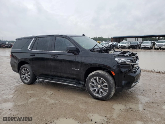 2022 Chevrolet Tahoe LT with VIN 1GNSKNKD3NR347204, listed as a Copart auction lot 62254473 with 0 mi miles and Salvage Title. Bid and sale history available at carsss.com. Image 4.