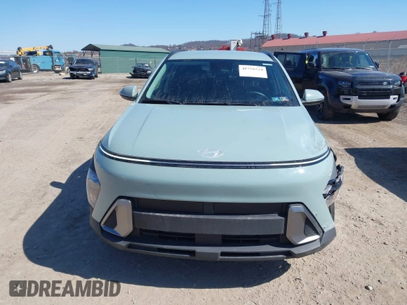 2024 Hyundai Kona SEL with VIN KM8HBCAB2RU118129, listed as a IAAI auction lot 41751534 with 7,468 mi miles. Bid and sale history available at carsss.com. Image 13.