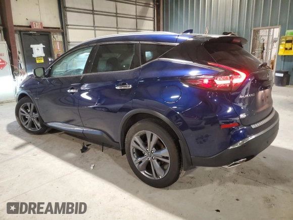 2024 Nissan Murano Platinum with VIN 5N1AZ2DS2RC122111, listed as a Copart auction lot 44069135 with 8,071 mi miles and Salvage Title. Bid and sale history available at DreamBid. Image 2.