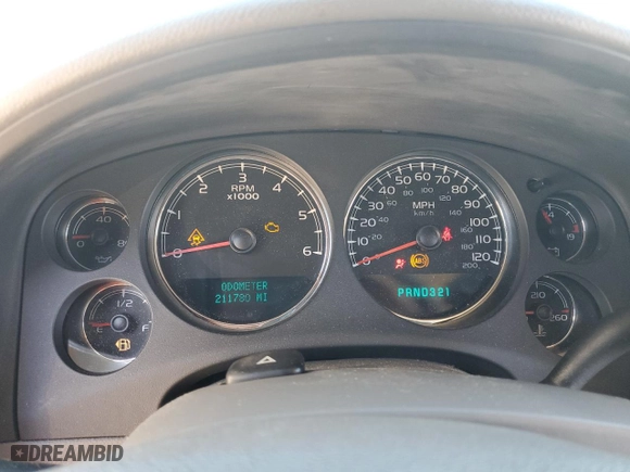 2007 Chevrolet Suburban LTZ with VIN 1GNFC16097J313249, listed as a Copart auction lot 42531285 with 211,780 mi miles and Salvage Title. Bid and sale history available at carsss.com. Image 9.