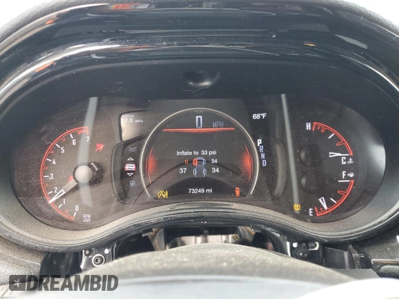 2021 Dodge Durango GT Plus with VIN 1C4RDJDG8MC634136, listed as a Copart auction lot 63127465 with 73,249 mi miles and Salvage title. Bid and sale history available at DreamBid. Image 9.