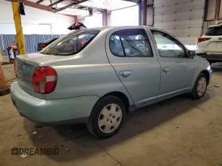 2000 Toyota ECHO with VIN JTDBT1231Y0088548, listed as a Copart auction lot 75039254 with 134,318 mi miles and Salvage Title. Bid and sale history available at carsss.com. Image 3.