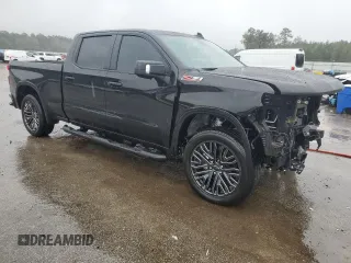 2024 Chevrolet Silverado 1500 RST with VIN 1GCUDEED3RZ334448, listed as a Copart auction lot 79333184 with 1,298 mi miles and Salvage Title. Bid and sale history available at carsss.com. Image 4.