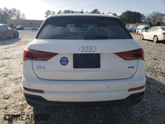 2020 Audi Q3 S line Prestige with VIN WA1FECF31L1120851, listed as a Copart auction lot 43015763 with 10,048 mi miles. Bid and sale history available at carsss.com. Image 6.
