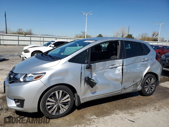 2015 Honda Fit EX-L with VIN 3HGGK5H89FM710229, listed as a Copart auction lot 50797875 with 16,281 mi miles and Salvage Title. Bid and sale history available at carsss.com. Image 1.