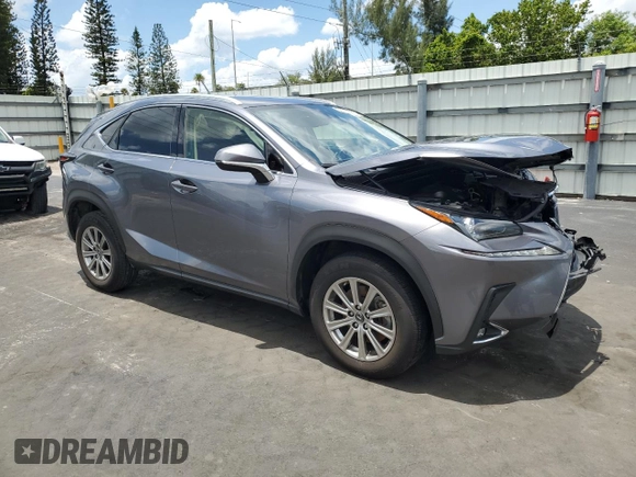 2021 Lexus NX 300 with VIN JTJDARBZ9M2179838, listed as a Copart auction lot 56742445 with 49,172 mi miles and Salvage title. Bid and sale history available at DreamBid. Image 4.