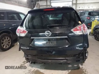 2016 Nissan Rogue SL with VIN 5N1AT2MT5GC871234, listed as a IAAI auction lot 41756018 with 102,295 mi miles. Bid and sale history available at carsss.com. Image 15.