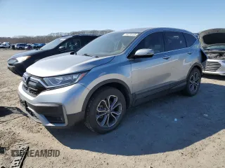 2021 Honda CR-V EX with VIN 2HKRW2H56MH617199, listed as a Copart auction lot 53278135 with 112,176 mi miles and Salvage title. Bid and sale history available at DreamBid. Image 1.