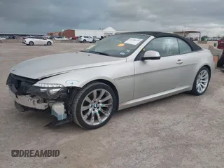 2010 BMW 6 Series 650i with VIN WBAEB5C58AC225588, listed as a IAAI auction lot 41186110 with 83,032 mi miles and . Bid and sale history available at DreamBid. Image 19.