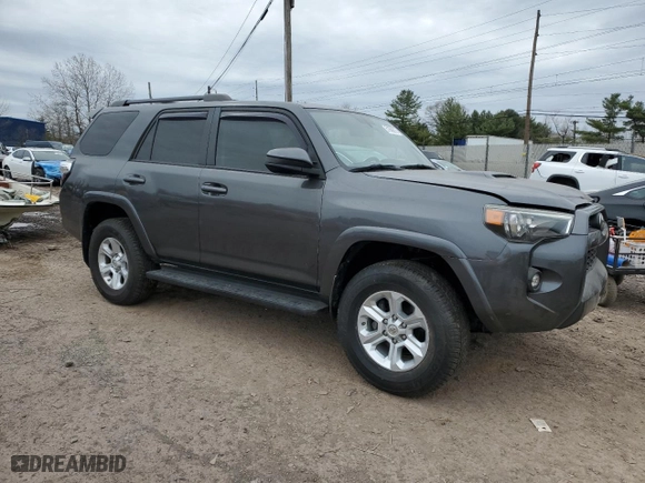 2019 Toyota 4Runner SR5 with VIN JTEBU5JR2K5661506, listed as a Copart auction lot 51609215 with 65,133 mi miles and Salvage Title. Bid and sale history available at carsss.com. Image 4.