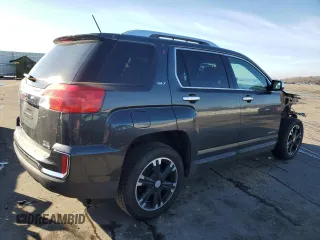 2017 GMC Terrain SLT with VIN 2GKFLUEK8H6272306, listed as a Copart auction lot 79822613 with 96,006 mi miles and Salvage Title. Bid and sale history available at carsss.com. Image 3.