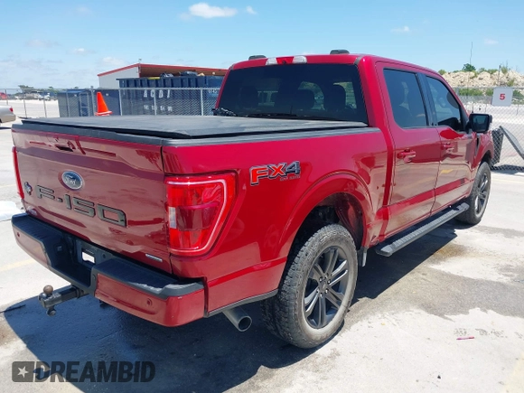 2021 Ford F-150 XL z VIN 1FTFW1E86MKD21516, wystawiony jako IAAI lot #42348620 z przebiegiem 85 367 mil mil oraz . Historia ofert i sprzedaży dostępna na DreamBid. Obrazek 4.